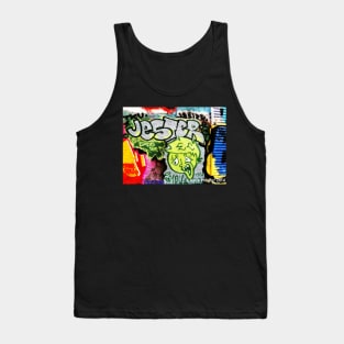 Graffiti Wall Jester West Philly Tank Top